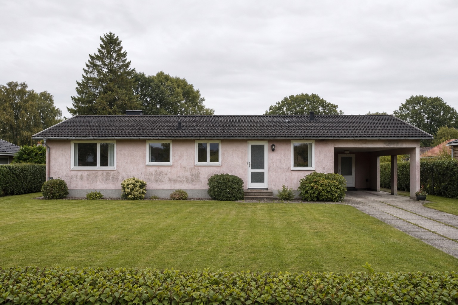 Husfacade efter malermakeover