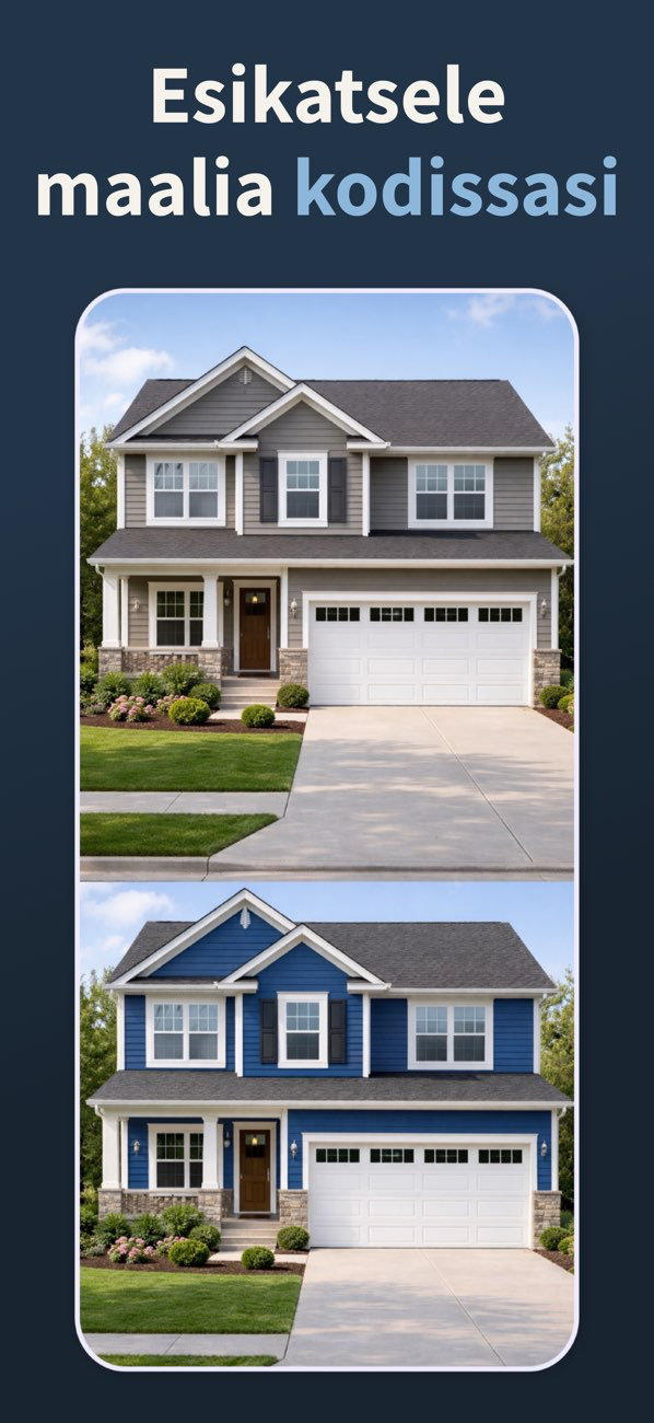 Exterior Paint Visualizer - AI-powered home exterior visualization