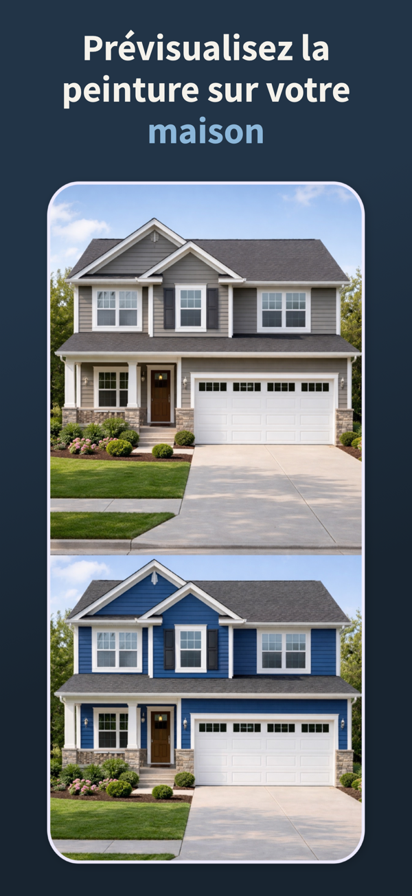 Exterior Paint Visualizer - AI-powered home exterior visualization