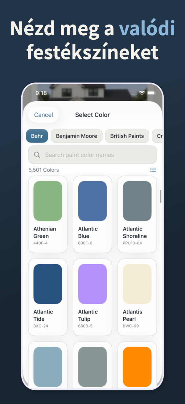 Exterior Paint Visualizer - AI felületfelismerés a házon