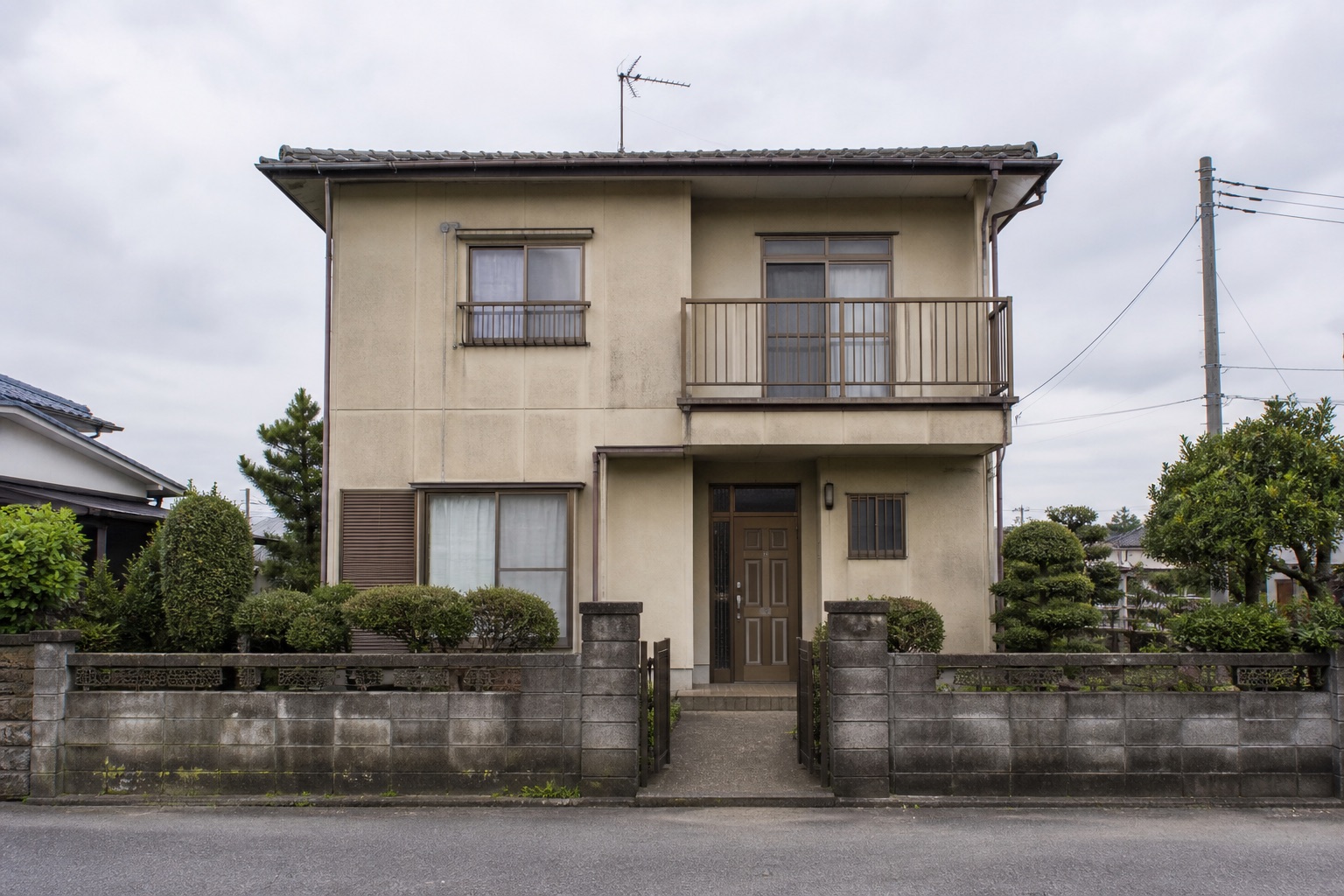 塗装後の住宅外観
