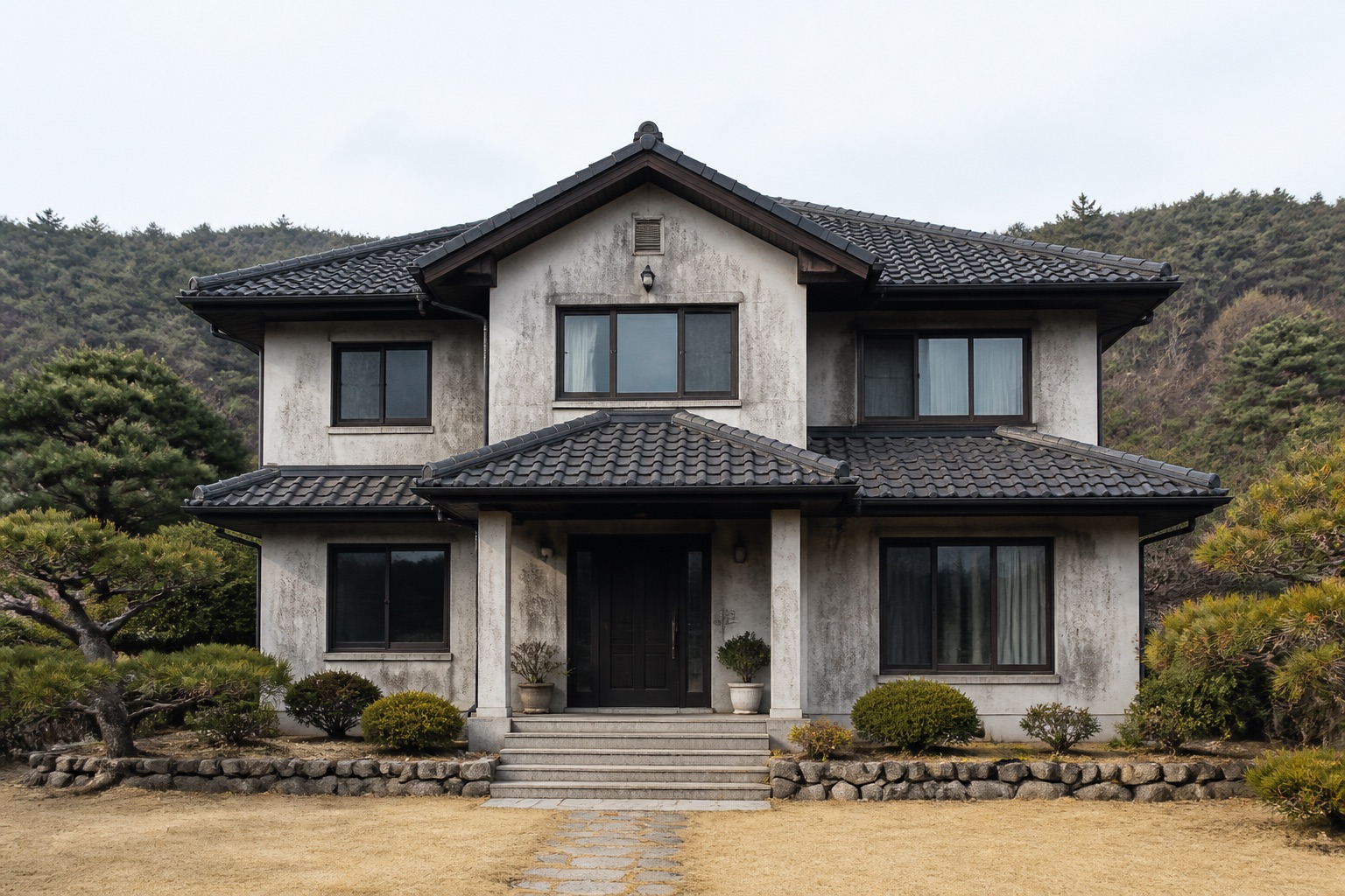 스투코 주택 색상 시각화