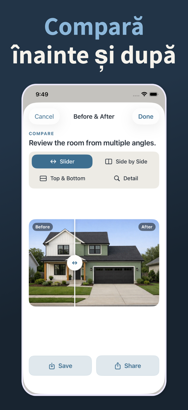 Exterior Paint Visualizer - Selectarea culorilor din branduri de vopsea