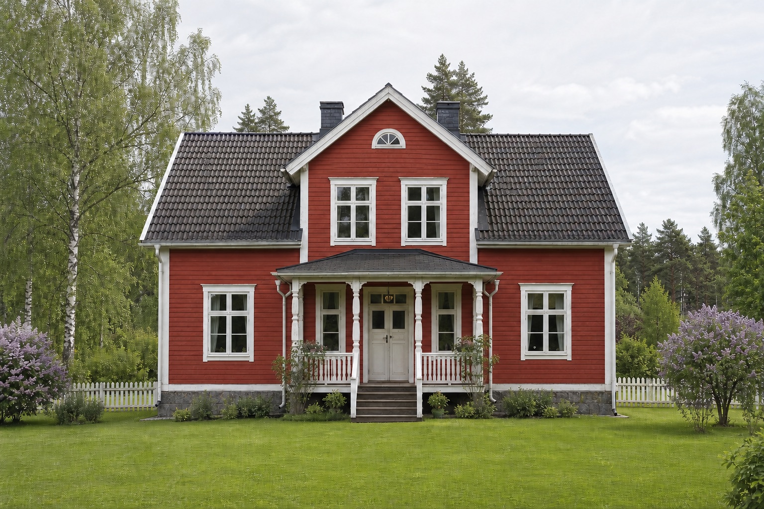 Färgvisualisering för putsade hus