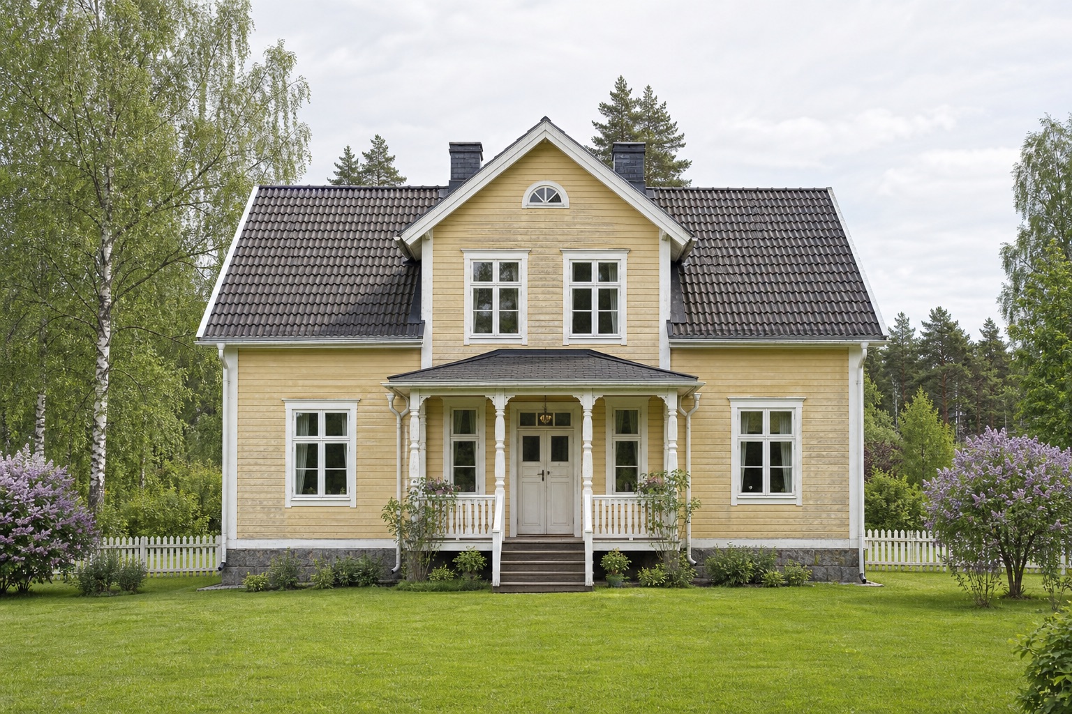Färgvisualisering för putsade hus