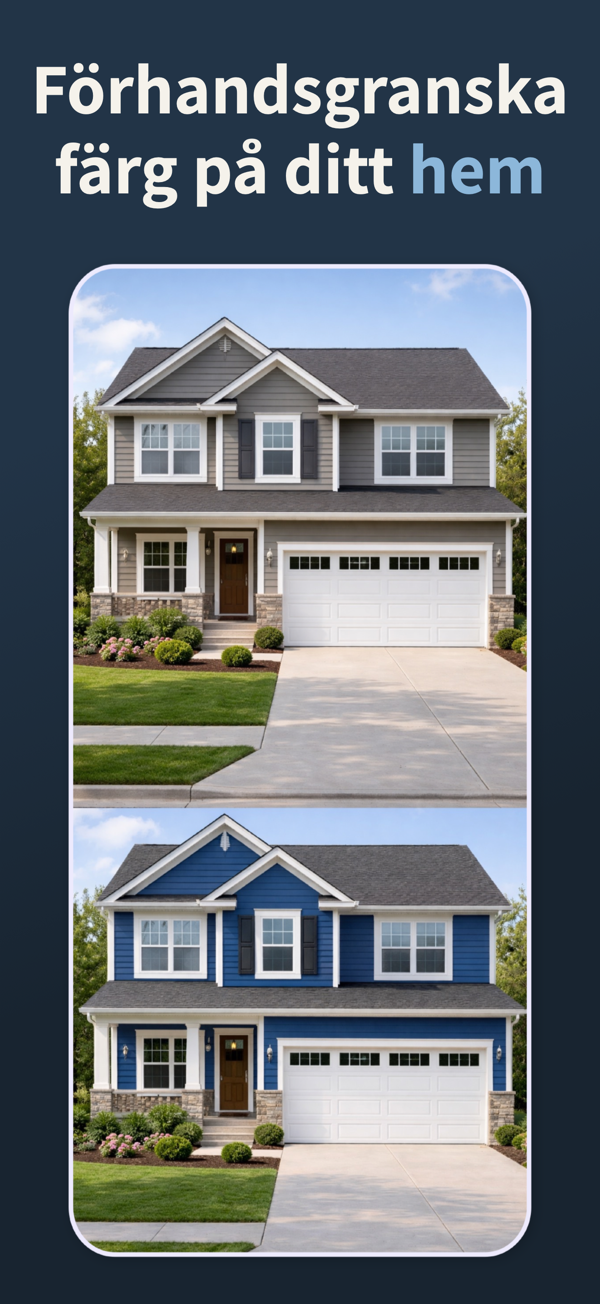 Exterior Paint Visualizer - AI-powered home exterior visualization